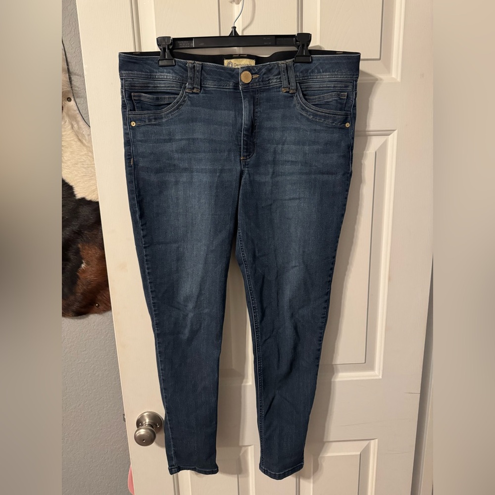 Democracy Dark Blue Ankle Jeans